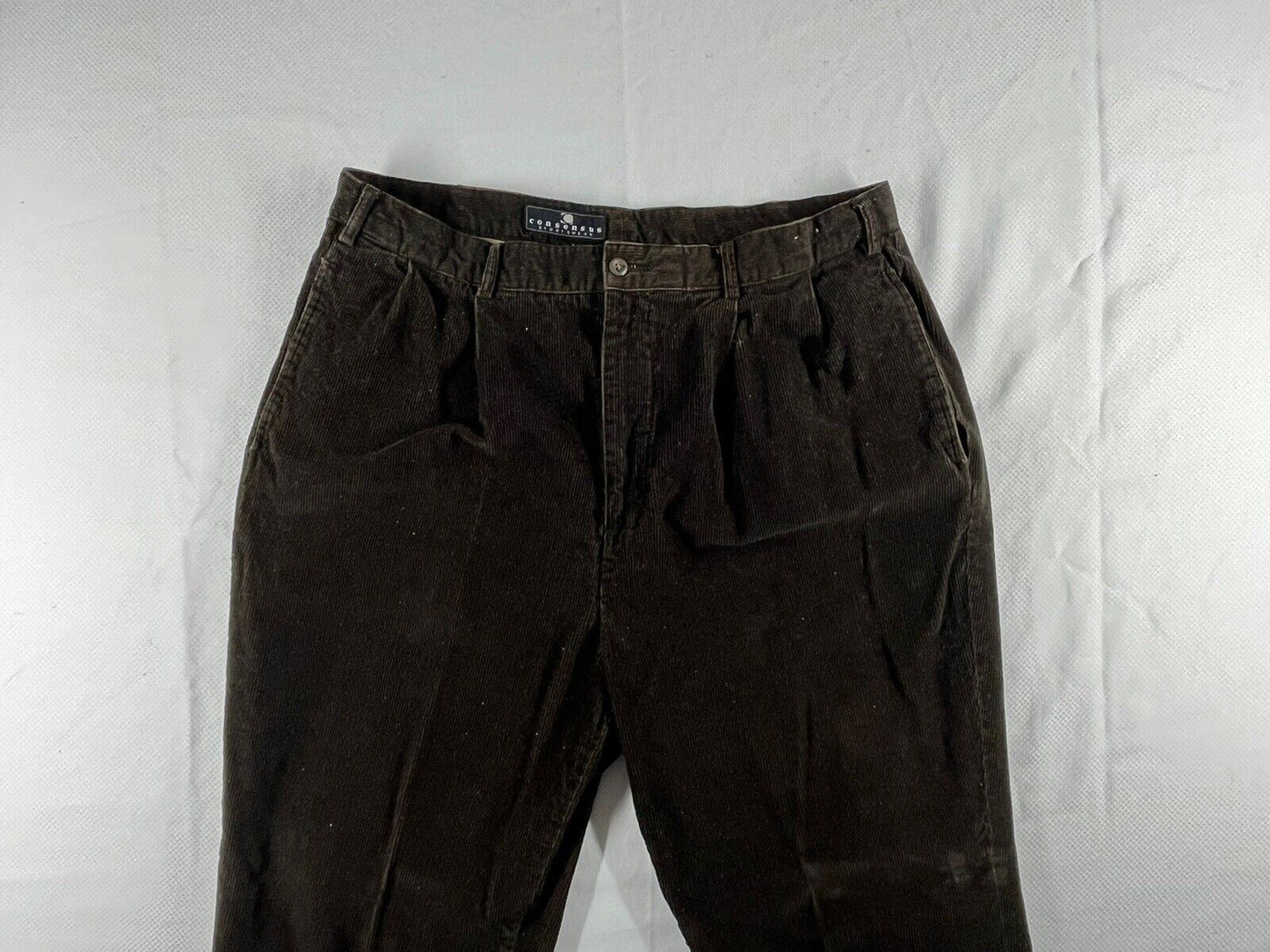 Consensus ￼Corduroy Pants Size 38X30 Brown Casual ￼ sportswear