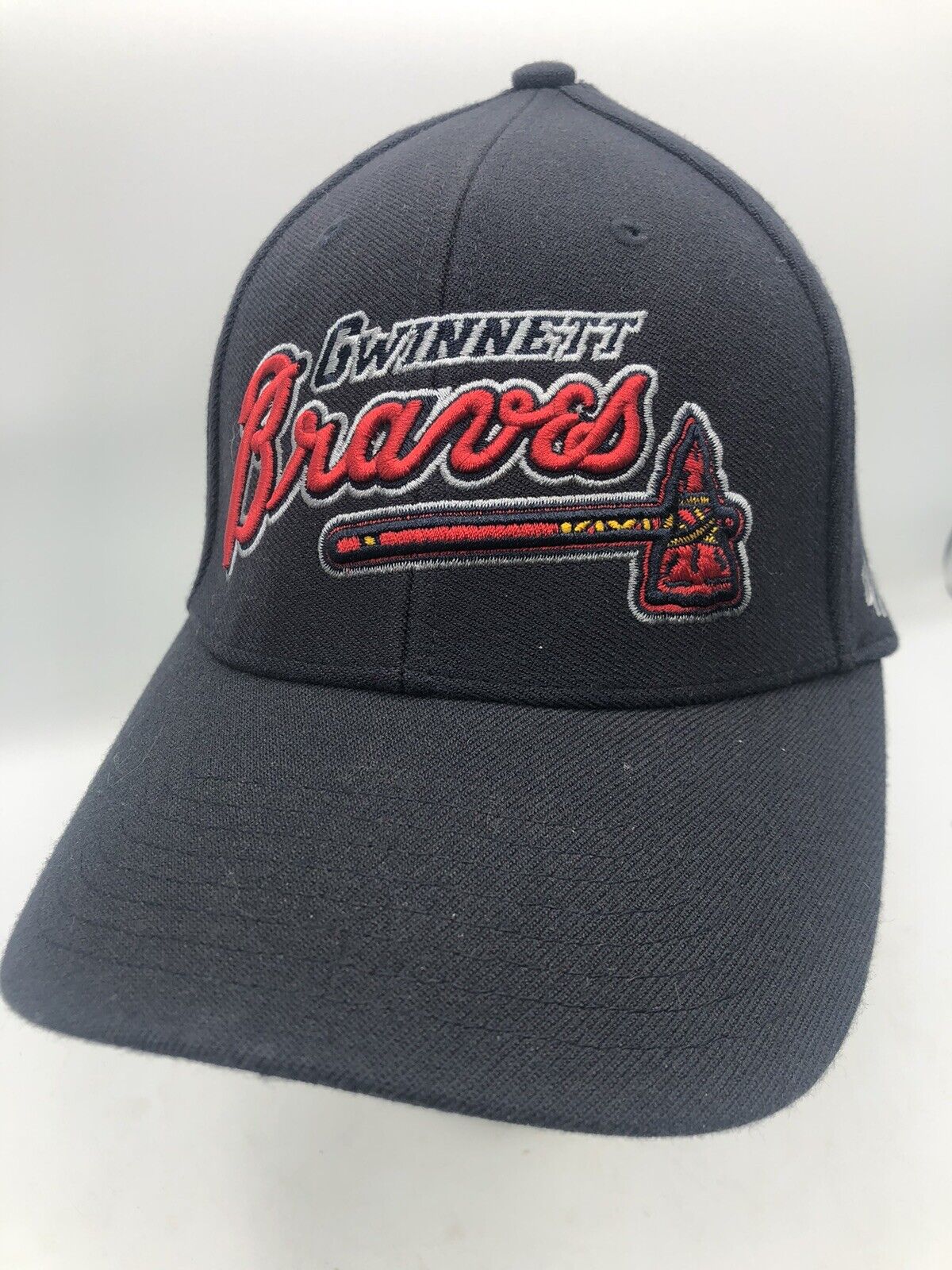 Gwinnett Braves Atlanta Blue/Red Baseball Hat Cap Adjustable Snapback Tomahawk