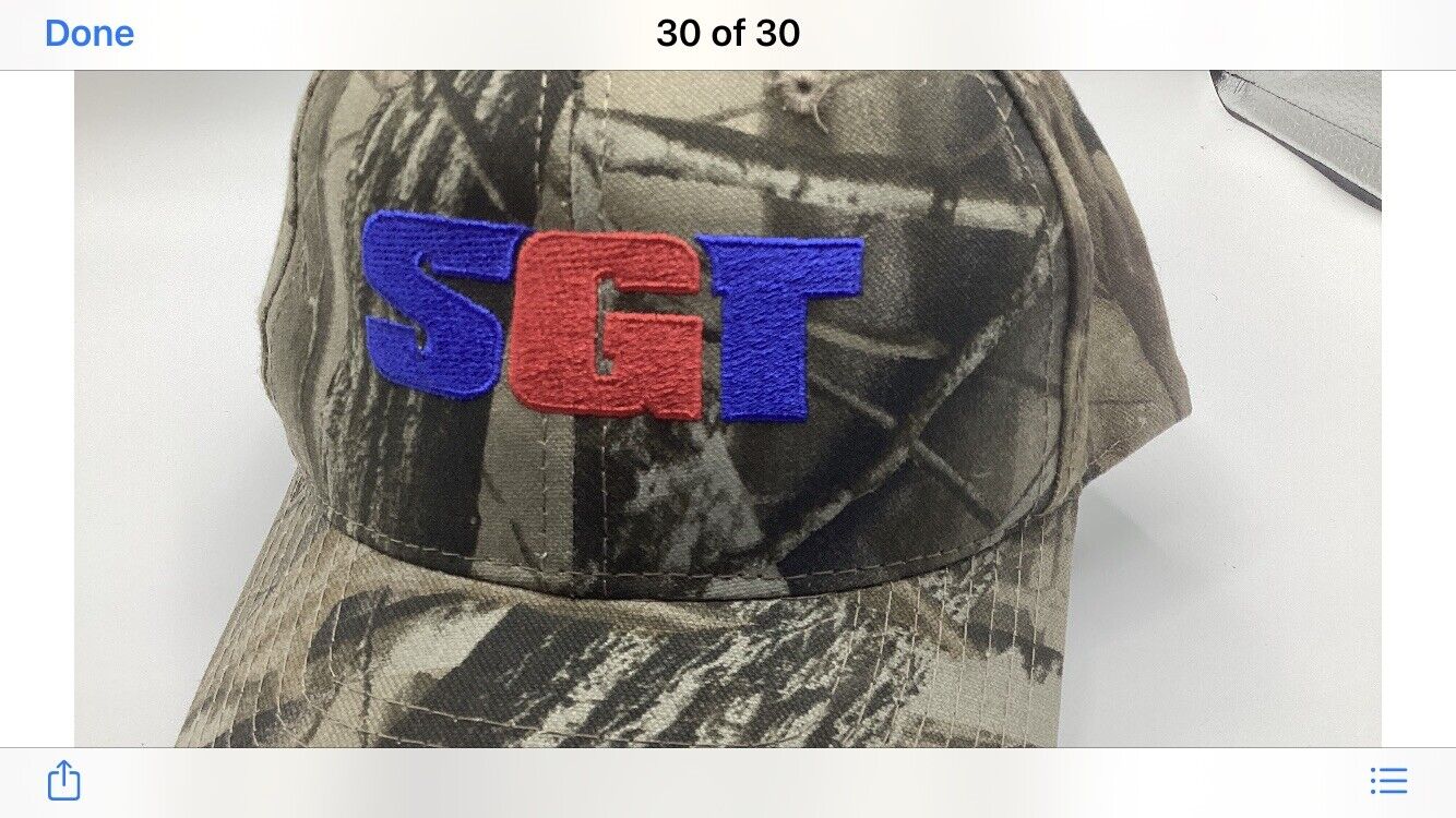 Real Tree Port Authority Camo Cap Hat SGT